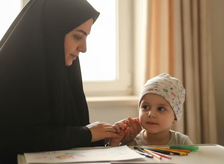نقاشی امید روی روزهای سخت؛ راهی علمی برای آرامش کودکان سرطانی